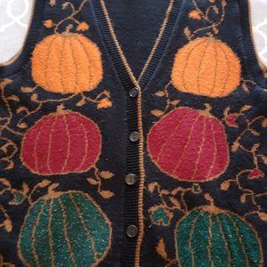 Fall Halloween sweater vest
